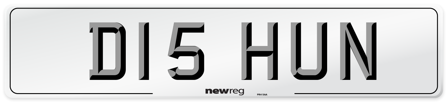 D15 HUN Number Plate from New Reg